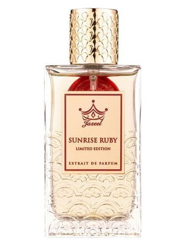 Jazeel Sunrise Ruby fragrance bottle
