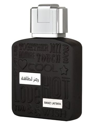 Lattafa Perfumes Ramz Lattafa Silver fragrance bottle