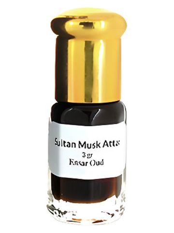 Ensar Oud Sultan Musk Attar fragrance bottle