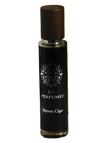 SJA Perfumes Vetiver Cigar fragrance bottle