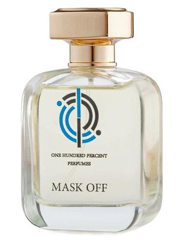 100% Perfumes Mask off fragrance bottle