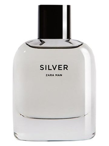 Zara Silver fragrance bottle