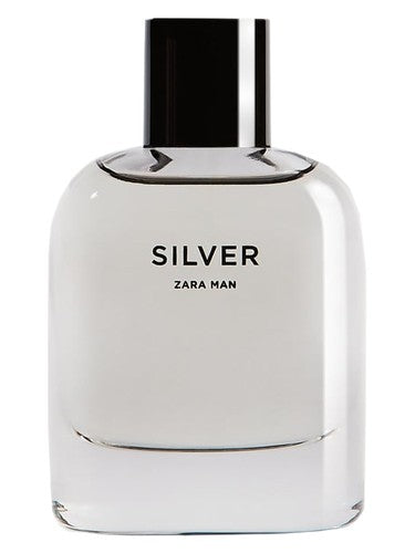Zara Silver fragrance bottle