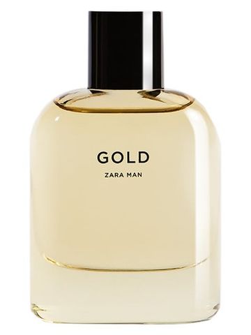 Zara Gold fragrance bottle