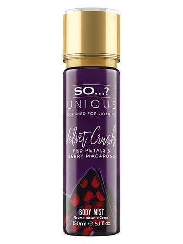 So Velvet Crush Red Petals & Berry Macarons fragrance bottle