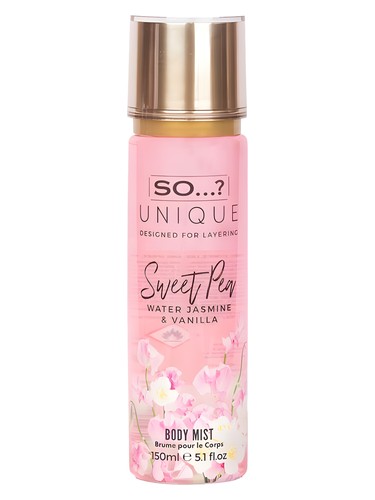 So Sweet Pea Water Jasmine & Vanilla fragrance bottle
