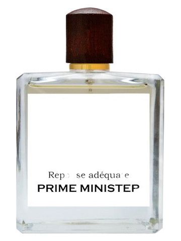 Prime Minister Réponse adéquate fragrance bottle