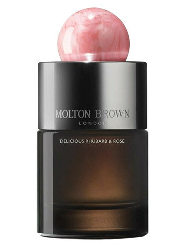 Molton Brown Delicious Rhubarb & Rose Eau de Parfum fragrance bottle