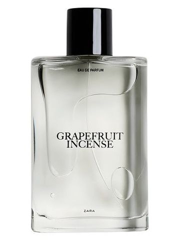 Zara Grapefruit Incense fragrance bottle