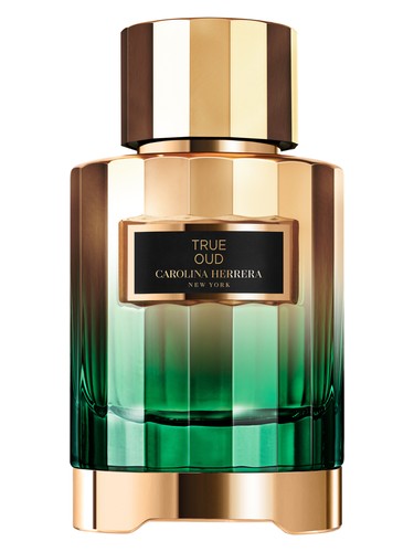 Carolina Herrera True Oud fragrance bottle