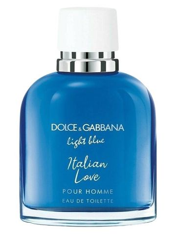 Dolce Gabbana Light Blue pour Homme Italian Love fragrance bottle