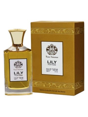 Rose Simonse Lily fragrance bottle