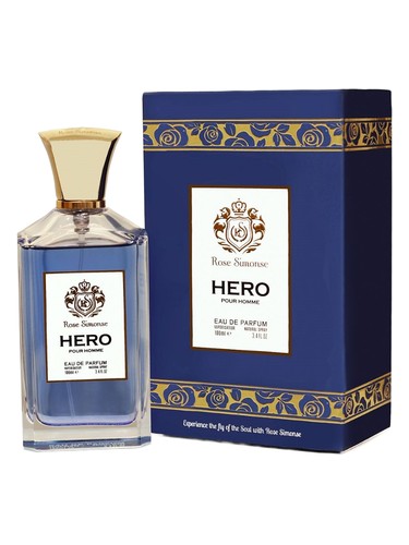 Rose Simonse Hero fragrance bottle