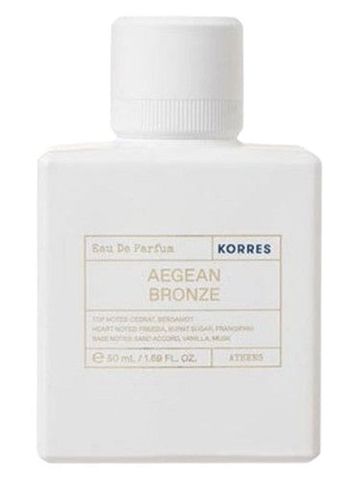 Korres Aegean Bronze fragrance bottle