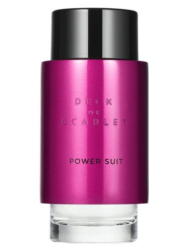 Deck of Scarlet Power Suit fragrance bottle