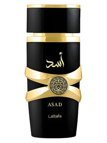 Lattafa Perfumes Asad fragrance bottle