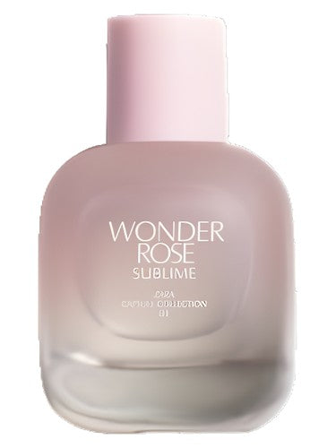 Zara Wonder Rose Sublime fragrance bottle