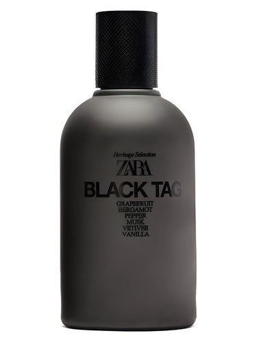 Zara Black Tag 2022 fragrance bottle