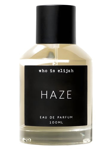Who is Elijah Haze fragrance bottle