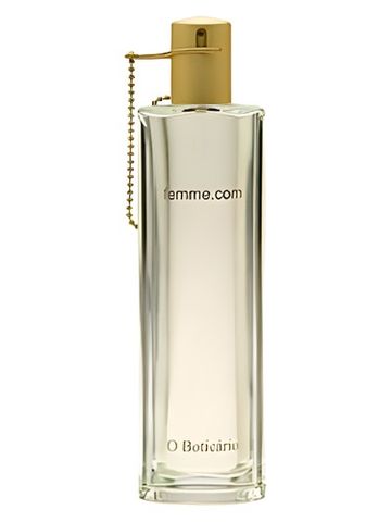 O Boticario Femme.com fragrance bottle