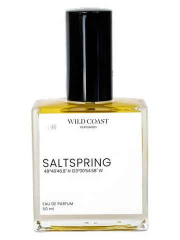 Wild Coast Perfumery Saltspring fragrance bottle