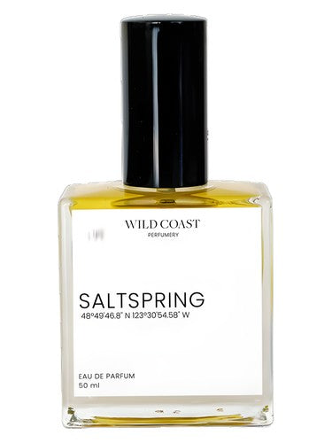 Wild Coast Perfumery Saltspring fragrance bottle