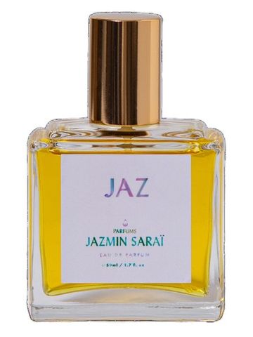 Jazmin Sarai JAZ fragrance bottle