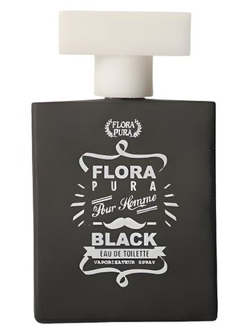 Flora Pura Black Pour Homme fragrance bottle