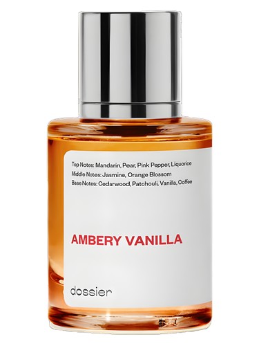 Dossier Ambery Vanilla fragrance bottle
