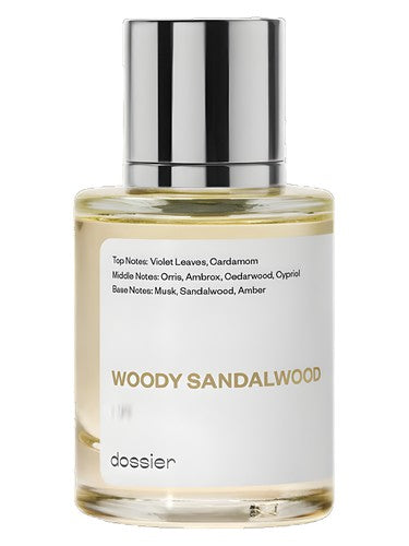 Dossier Woody Sandalwood fragrance bottle
