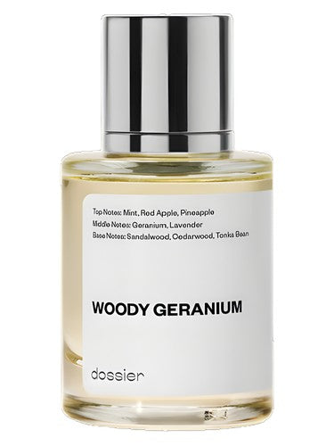 Dossier Woody Geranium fragrance bottle