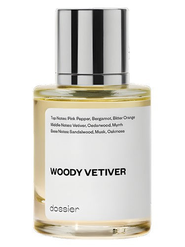 Dossier Woody Vetiver fragrance bottle