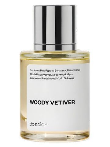 Dossier Woody Vetiver fragrance bottle