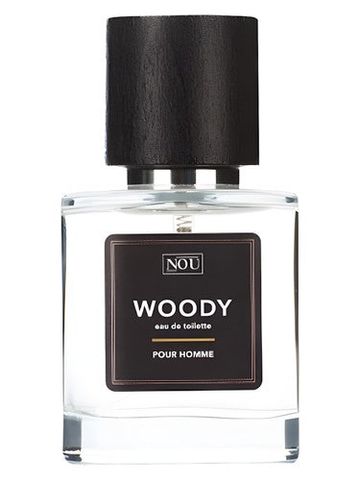 NOU Woody fragrance bottle
