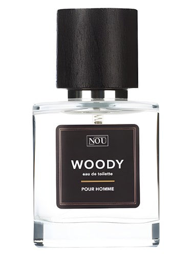 NOU Woody fragrance bottle