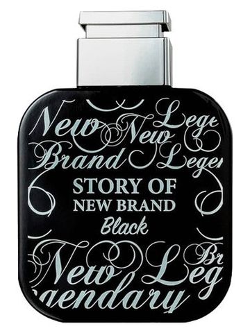 New Brand Parfums Story of Black fragrance bottle