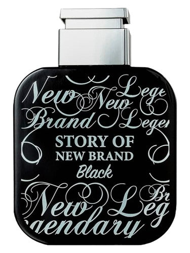 New Brand Parfums Story of Black fragrance bottle