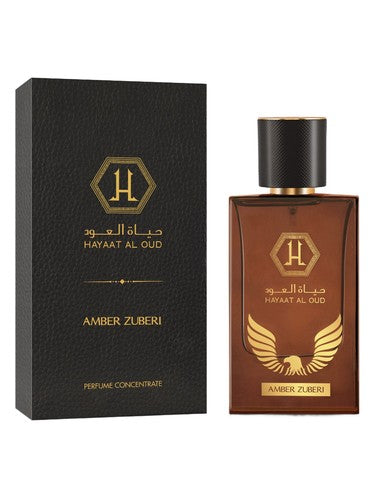 Hayaat Al Oud Amber Zuberi fragrance bottle