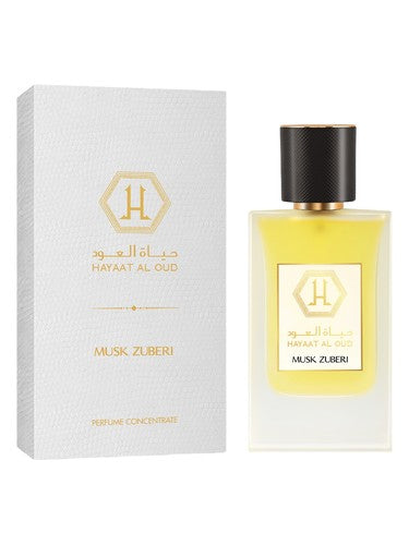 Hayaat Al Oud Musk Zuberi fragrance bottle