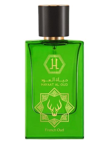 Hayaat Al Oud French Oud fragrance bottle