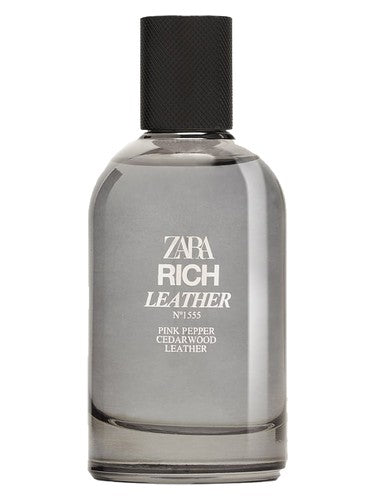 Zara Rich Leather Nº1555 fragrance bottle