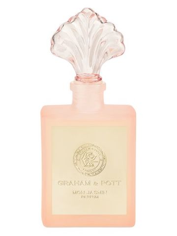 GRAHAM POTT Mon Jasmin Parfum Platinum Jubilee Edition fragrance bottle