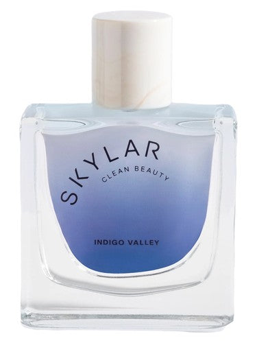 Skylar Indigo Valley fragrance bottle