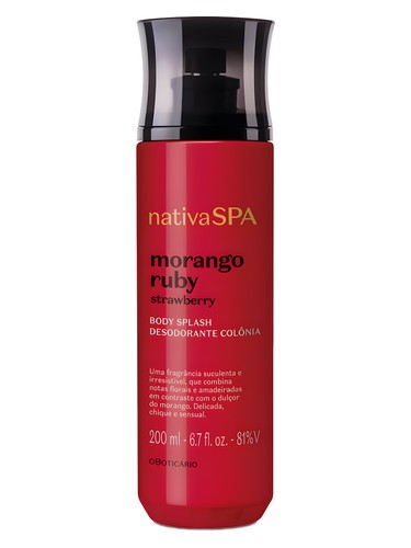 O Boticario Morango Ruby fragrance bottle