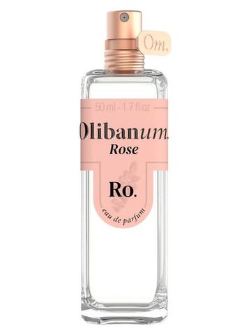Olibanum. Rose fragrance bottle