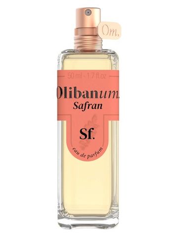 Olibanum. Safran fragrance bottle