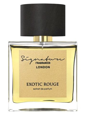 Signature Fragrances Exotic Rouge fragrance bottle