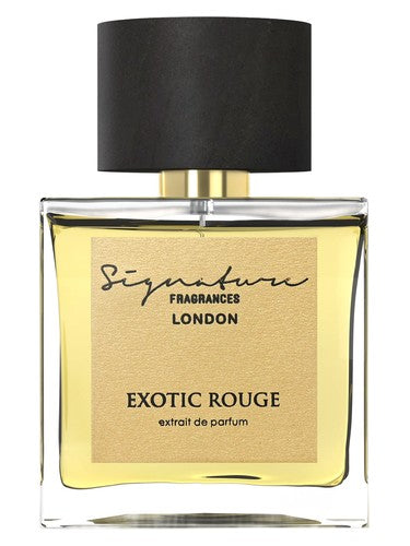 Signature Fragrances Exotic Rouge fragrance bottle