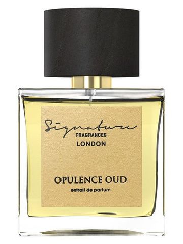 Signature Fragrances Opulence Oud fragrance bottle