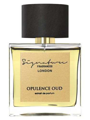 Signature Fragrances Opulence Oud fragrance bottle